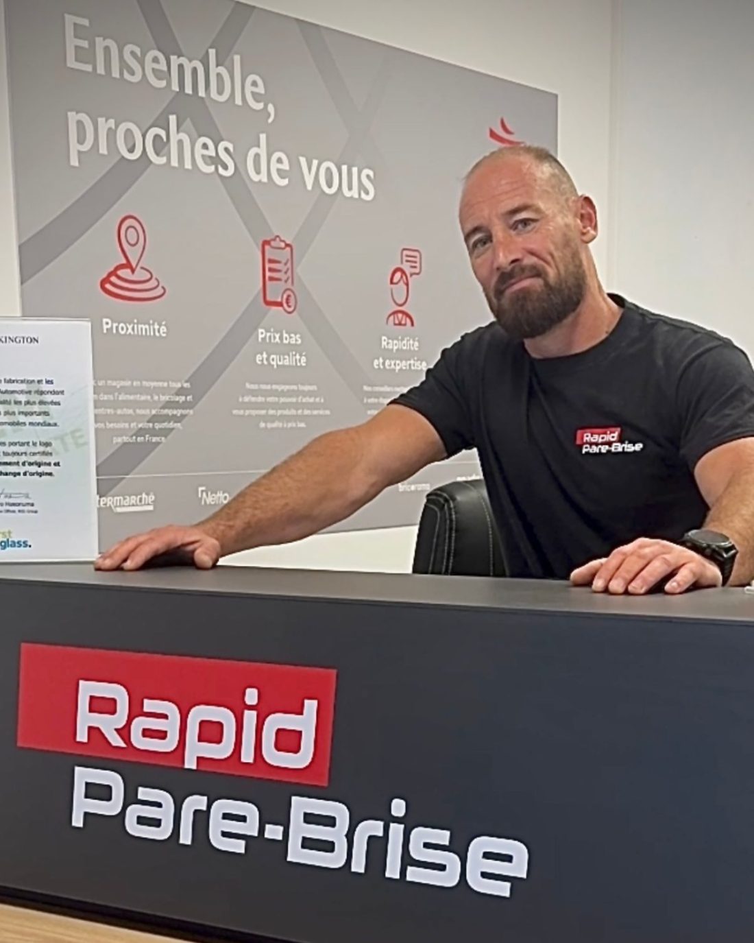 Yoan Materne, gérant de Provence Débosselage 84 et franchisé Rapid Pare-Brise à Pertuis